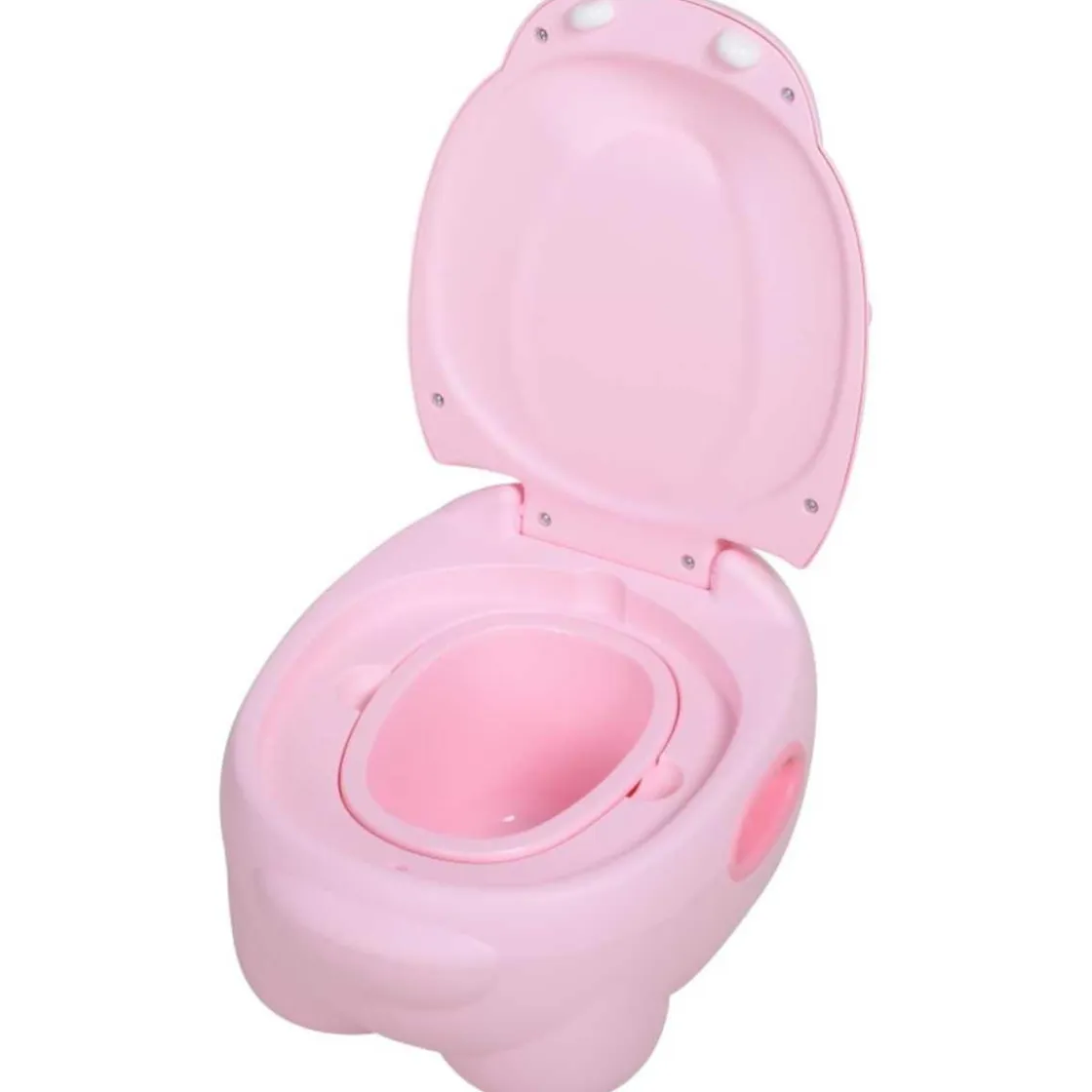 Homcom - Orinal Infantil Hipopótamo Rosa* Baño Y Accesorios·Orinales Y Reductores