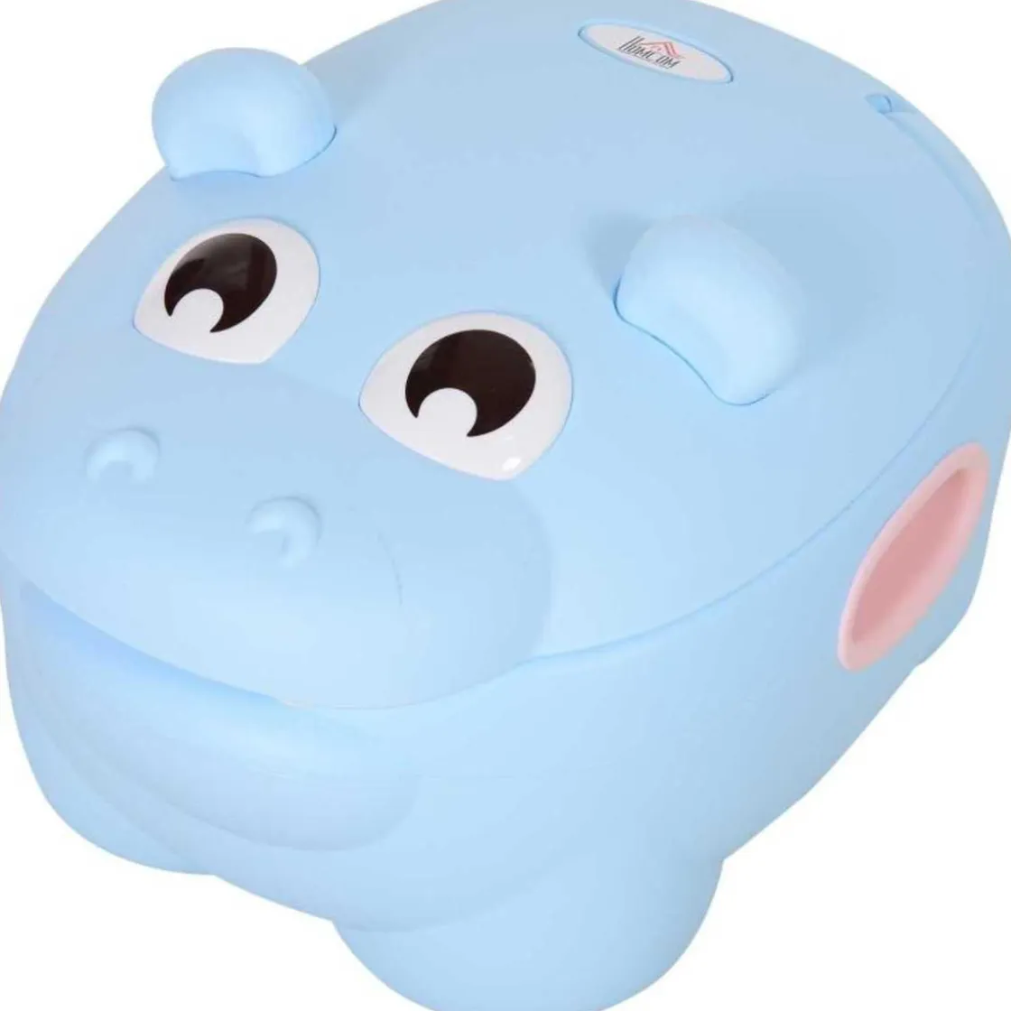 Homcom - Orinal Infantil Hipopótamo Azul* Baño Y Accesorios·Orinales Y Reductores