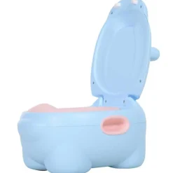 Homcom - Orinal Infantil Hipopótamo Azul* Baño Y Accesorios·Orinales Y Reductores