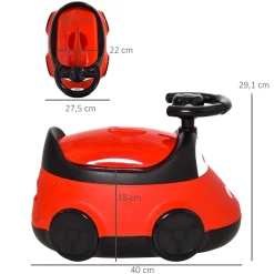 Homcom - Orinal para bebés en forma de coche* Baño Y Accesorios·Orinales Y Reductores