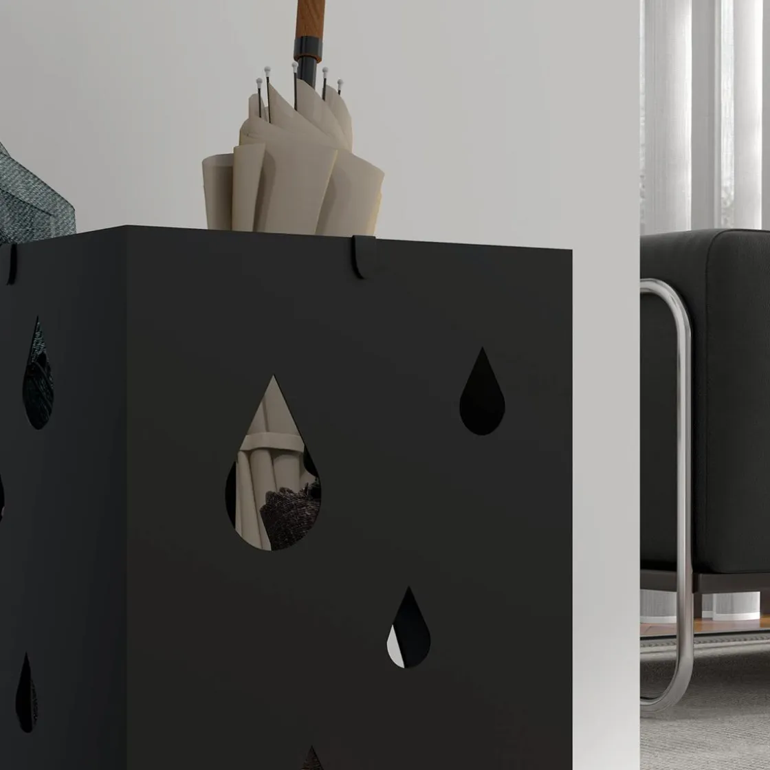 Homcom - Paragüero Negro