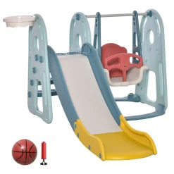 Homcom - Parque infantil de actividades 3 en 1