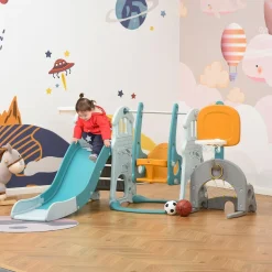 Homcom - Parque infantil de actividades 5 en 1* Columpios