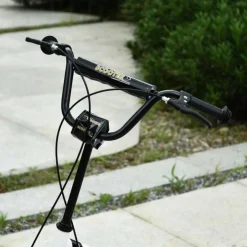 Homcom - Patinete Ajustable Para Niños Blanco/Negro