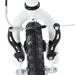 Homcom - Patinete Ajustable Para Niños Blanco/Negro