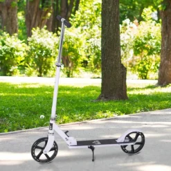 Homcom - Patinete Infantil Plegable Blanco