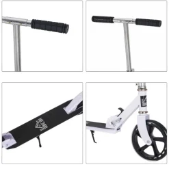 Homcom - Patinete Infantil Plegable Blanco