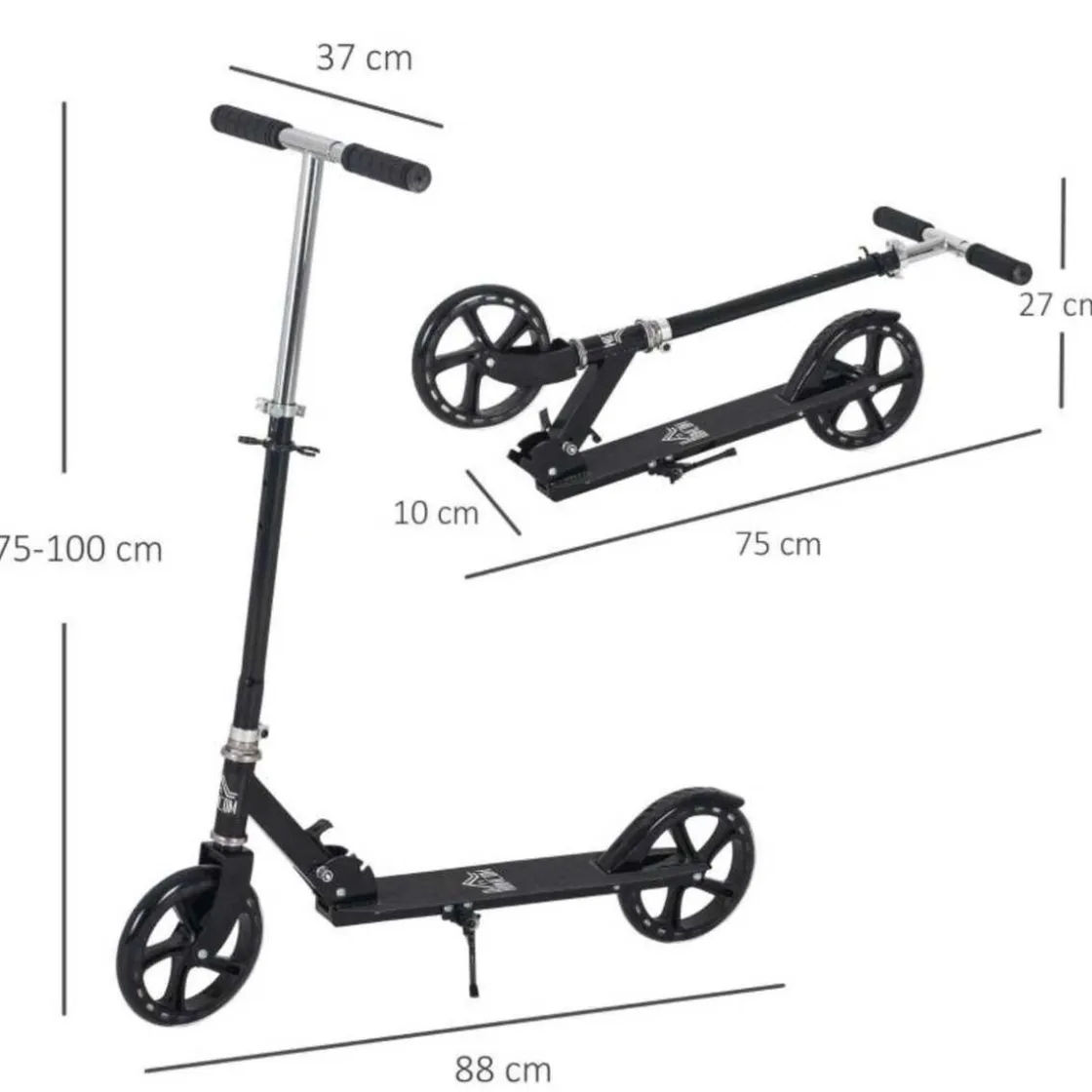 Homcom - Patinete Infantil Plegable