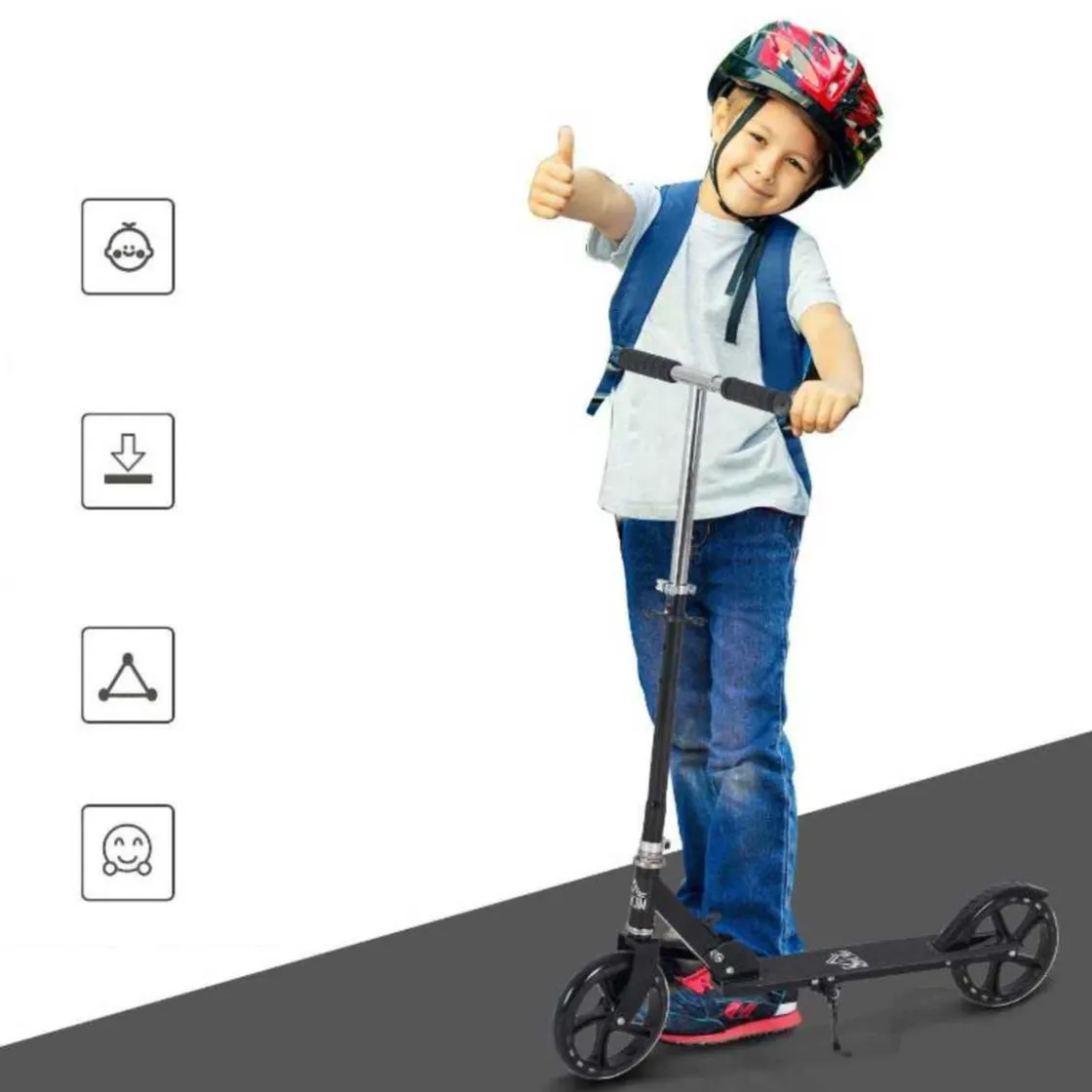 Homcom - Patinete Infantil Plegable