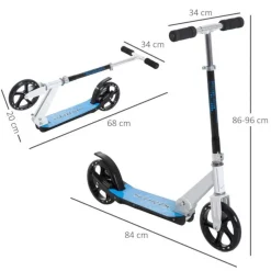 Homcom - Patinete Para Niños Ligero* Patines Y Monopatines