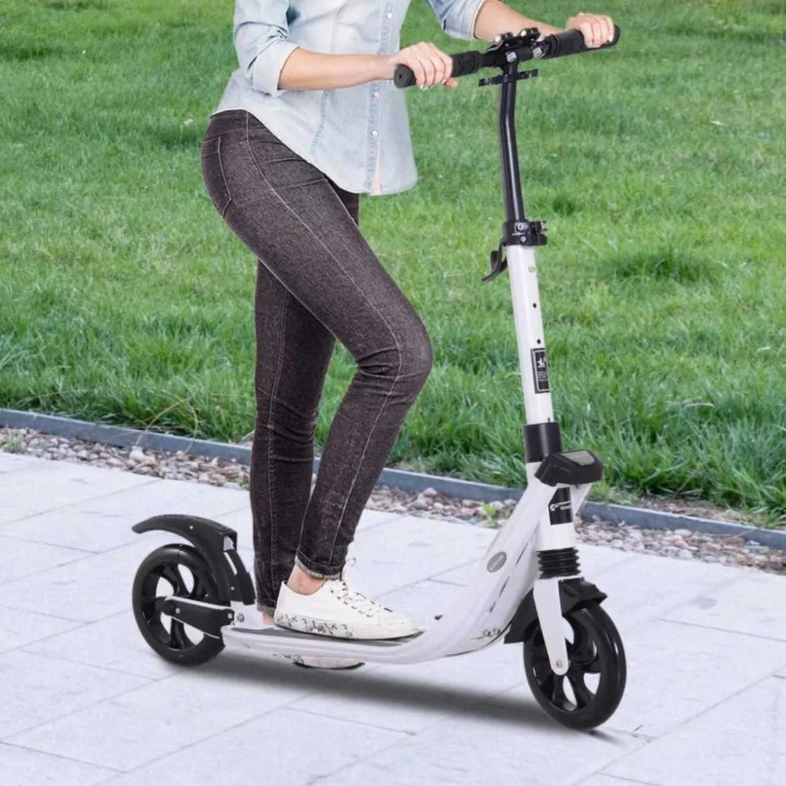 Homcom - Patinete Plegable de Aluminio