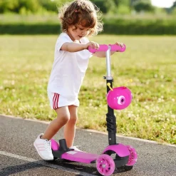 Homcom - Patinete scooter con asiento ajustable* Patines Y Monopatines
