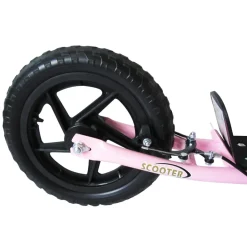 Homcom - Patinete Scooter Ajustable 2 ruedas Rosa