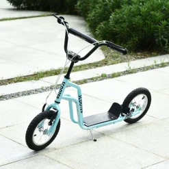 Homcom - Patinete Scooter regulable Azul