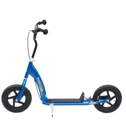 Homcom - Patinete Scooter Ajustable 2 ruedas Azul