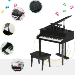 Homcom - Piano de Cola Electrónico 30 Teclas
