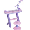 Homcom - Piano Infantil 37 Teclas Rosa