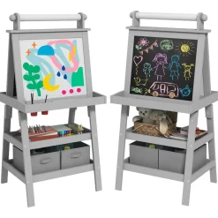 AIYAPLAY Homcom - Pizarra doble cara con caballete