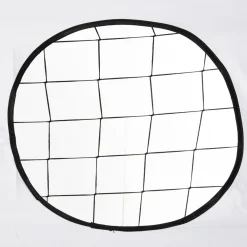 Homcom - Portería de fútbol con lona de entrenamiento Blanco