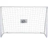 Homcom - Portería de fútbol 186x62x123 cm Blanco* Deportes