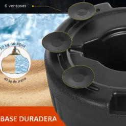 Homcom - Punching Ball con altura ajustable