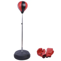 Homcom - Punching Ball con guantes* Deportes