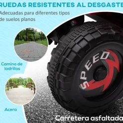 Homcom - Quad eléctrico batería 6 V* Vehículos De Batería O A Pedales