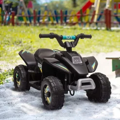 Homcom - Quad Eléctrico Batería 6V Negro* Vehículos De Batería O A Pedales