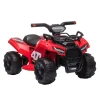Homcom - Quad eléctrico con faros LED rojo