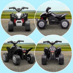AIYAPLAY Homcom - Quad eléctrico Honda Negro