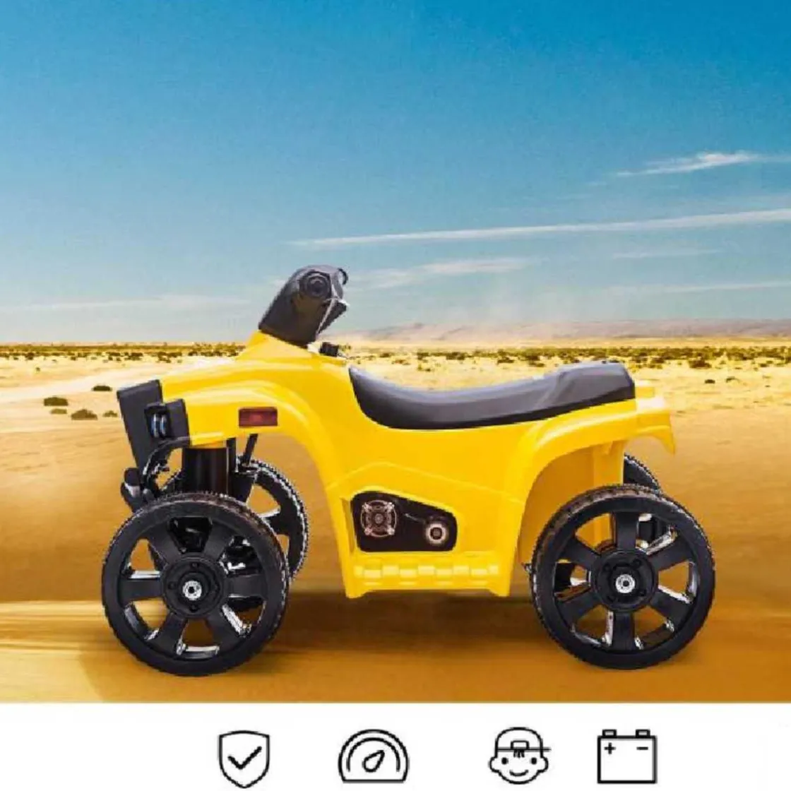 Homcom - Quad Eléctrico para Niños* Vehículos De Batería O A Pedales