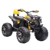 Homcom - Quad eléctrico 12V amarillo