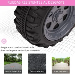 Homcom - Quad eléctrico 6V rosa* Vehículos De Batería O A Pedales