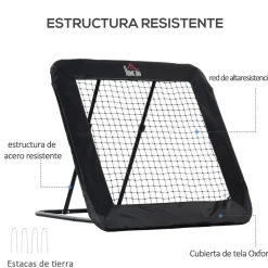 Homcom - Red de rebote con ángulo ajustable* Deportes