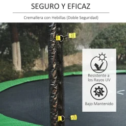 Homcom - Red seguridad para cama elástica 366 cm* Camas Elásticas
