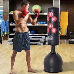Homcom - Saco de boxeo de pie* Deportes