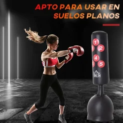 Homcom - Saco de boxeo de pie* Deportes