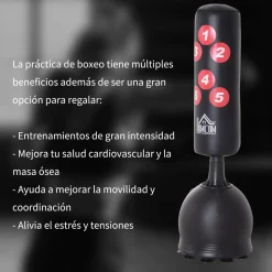 Homcom - Saco de boxeo de pie* Deportes