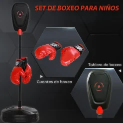 AIYAPLAY Homcom - Saco de boxeo infantil de pie 124 cm* Deportes