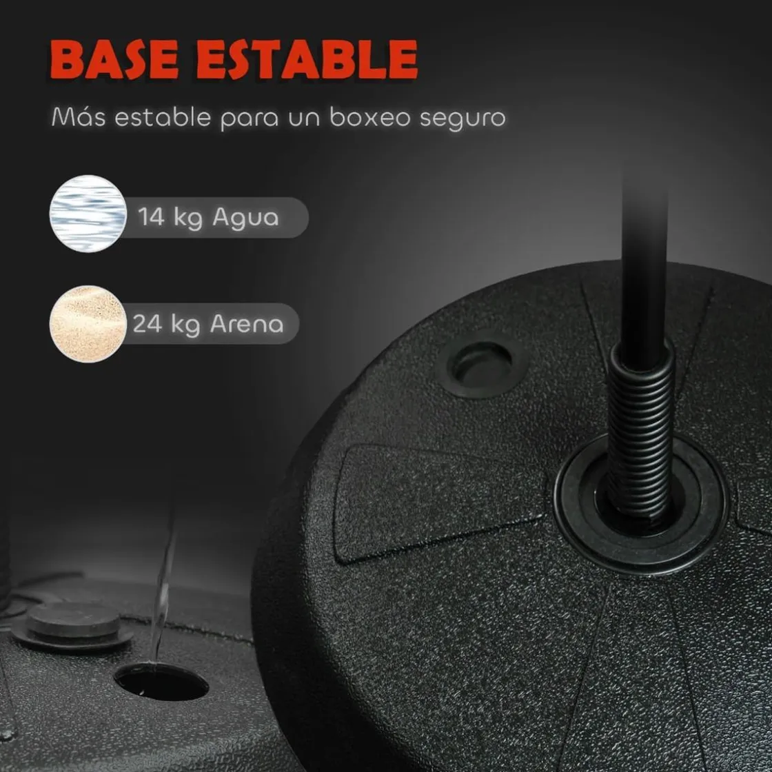 AIYAPLAY Homcom - Saco de boxeo infantil de pie 147 cm