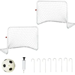 Homcom - Set de 2 porterías de fútbol* Deportes