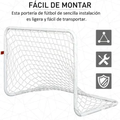 Homcom - Set de 2 porterías de fútbol* Deportes