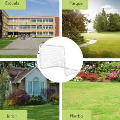 Homcom - Set de 2 porterías de fútbol* Deportes