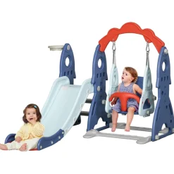 AIYAPLAY Homcom - Set juegos interior infantil 3 en 1
