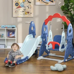 AIYAPLAY Homcom - Set juegos interior infantil 3 en 1