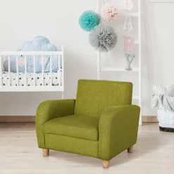 Homcom - Sillón infantil Verde* Entretenimiento·Hamacas Y Columpios|Estilo De Vida