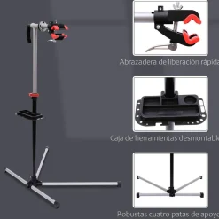 Homcom - Soporte para reparación de bicicleta* Bicicletas