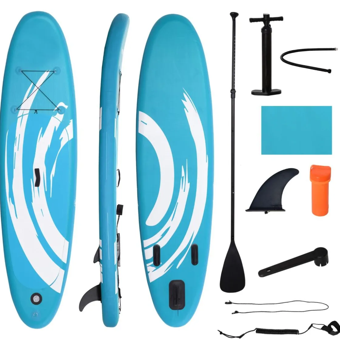 Outsunny Homcom - Tabla de paddle surf hinchable Azul* Deportes