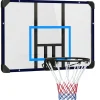 SPORTNOW Homcom - Tablero con canasta baloncesto para pared
