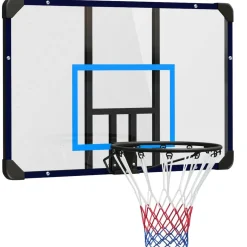 SPORTNOW Homcom - Tablero con canasta baloncesto para pared